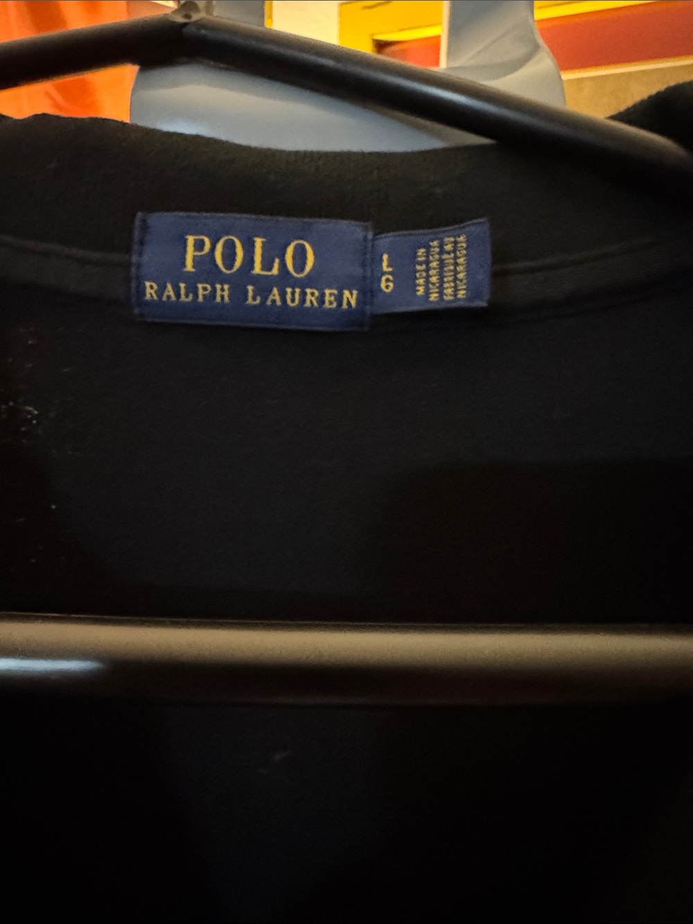 Ralph Lauren Black Polo Dress sz L - Picture 2 of 4